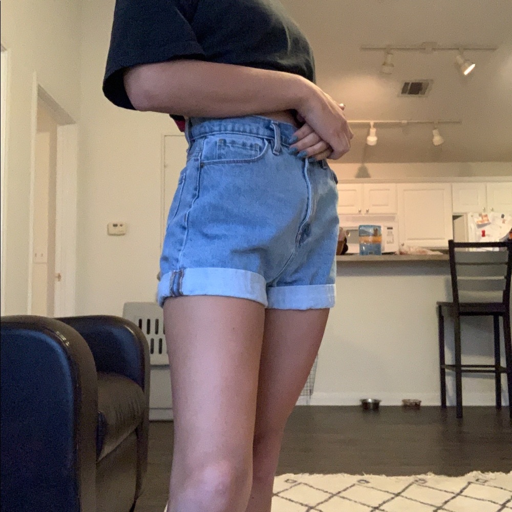Urban Outfitters High Rise Mom Jean Short